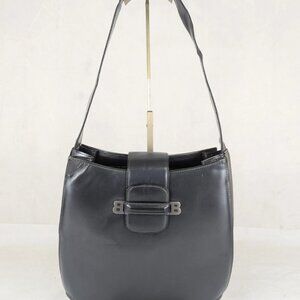 BALLY Black Patent Leather Handbag Made in Italy